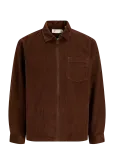 Jack & Jones - Jortoronto Cordudoy Zip Shirt Ls Bf - Velvets&auml;rgid - M