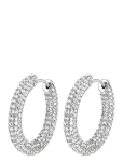 Bud To Rose - Iris Crystal Earring Clear/Gold - R&otilde;ngad - ONE SIZE