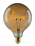 E3light - E3 Led Vintage 920 "Love" Base Down Golden Dimmable - Lambipirnid - &Oslash;12.5X17.4CM