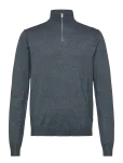 Lindbergh - Ecovero Half Zip L/S Knit - Poolpika lukuga džemprid - L