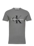 Calvin Klein Jeans - Core Monologo Slim Tee - L&uuml;hikeste varrukatega - XS