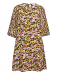 Selected - Slfevie 3/4 Plisse Dress B - L&uuml;hikesed kleidid - 34