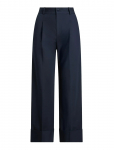 Lauren Ralph Lauren - Double-Faced Stretch Cotton Ankle Pant - Sirge s&auml;&auml;rega - 38