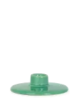 Lyngby Porcel&aelig;n - Rhombe Color Candle Holder H3 Green - K&uuml;&uuml;nlajalad - H:3CM