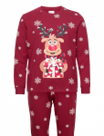 Happy Seasons - Rudolfs Cute Pyjamas R&oslash;d - Pyjamas - L