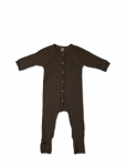 Smallstuff - Night Suit, Brown Drop Needle, Merino Wool - Pidžaama kombinesoonid - 68