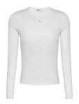 Tommy Jeans - Tjw Slim Essential Rib Ls - Pikkade varrukatega - XL