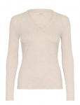 InWear - Dagnaiw Melange V-Neck Ls - Džemprid - XS