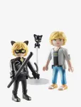 PLAYMOBIL - Playmobil Miraculous: Adrien & Cat Noir - 71337 - Playmobil Toys - ONE SIZE