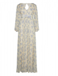 Malina - Gemma V-Neck Chiffon Maxi Dress - Maksikleidid - S