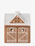 K&auml;hler - Gingerbread Lighthouse Christmas Stable H11.5 Brown - Teek&uuml;&uuml;nlajalad - 11.5