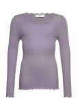 Rosemunde Kids - Rkbalta Modal Ls Lace T-Shirt - Pikkade varrukatega T-s&auml;rgid - 140