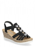 Rieker - 619B2-00 - Kontsaga espadrillid - 42