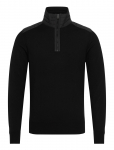 Belstaff - Kilmington Quarter Zip Jumper Dark Ink - Poolpika lukuga džemprid - XL