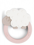 Done By Deer - Teether Sheepy Powder - Hammaste tuleku m&auml;nguasjad - 7X 8.5X 2.5CM
