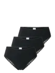 Schiesser - Brazilian 3-Pack Black Lace - Modern Multipacks - Brasiilia alusp&uuml;ksid - 36