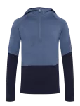 Icebreaker - Men Mer 200 Oasis+ Ls Half Zip Hoodie - Spordi aluss&auml;rgid - L