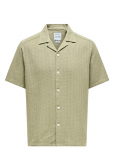 ONLY & SONS - Onsbertil Waffle Ss Resort Shirt - L&uuml;hikeste varrukatega s&auml;rgid - XL