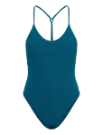 NIKE SWIM - Nike Swoosh Terry Towelling V Neck One Piece - Spordi ujumistrikood - XS