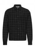Weekday - Oversized Boxy Linen Shirt - Ruudulised s&auml;rgid - XS