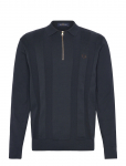 Fred Perry - Tonal Stripe Knitted Shirt - Pikkade varrukatega kootud polos&auml;rgid - M