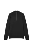 Mads N&oslash;rgaard - Urban Chase Half Zip Knit - Poolpika lukuga džemprid - M