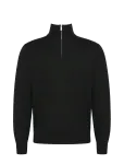 Calvin Klein - Ls 100% Merino Qz 14Gg - Poolpika lukuga džemprid - XXLL