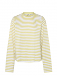 Monki - Long-Sleeved Cotton T-Shirt - Pikkade varrukatega - S