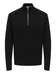ONLY & SONS - Onsting Reg Half Zip Knit Noos - Poolpika lukuga džemprid - L