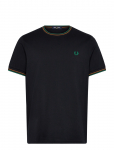Fred Perry - Twin Tipped T-Shirt - L&uuml;hikeste varrukatega - XXL