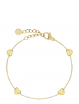 Edblad - Barley Bracelet Multi Gold - K&auml;eketid - ONE SIZE 18 cm