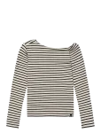 Indian Blue Jeans - Longsleeve Offshoulder Stripe - Pikkade varrukatega T-s&auml;rgid - 110