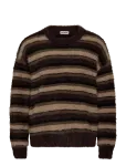 Weekday - Relaxed Striped Knitted Sweater - &Uuml;mara kaelusega - S