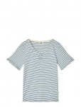 Mads N&oslash;rgaard - 2X2 Cotton Stripe  Tiki Tee - L&uuml;hikeste varrukatega - 176