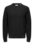 ONLY & SONS - Onstony Rlx 12 Ls Waffle Crew Knit Noos - &Uuml;mara kaelusega - M