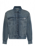 Calvin Klein Jeans - 90S Blue Ash Stone Trucker - Voodrita teksatagid - L