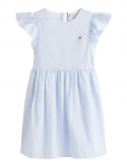 Tommy Hilfiger - Seersucker Dress Ss - L&uuml;hikeste varrukatega vabaajakleidid - 128