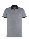 Tommy Hilfiger - Performance Oxford Zip Reg Polo - L&uuml;hikeste varrukatega - XXL