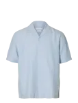 Selected - Slmrlxclay Linenblend Ss Shirt Res Noos - Vabaaja s&auml;rgid - L