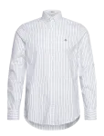 Gant - Slim Oxford Stretch Stripe Shirt - Oxfordi s&auml;rgid - XXXL