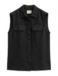 Gant - Linen Sleeveless Shirt - Varrukateta - 36