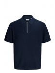 Jack & Jones - Jjmax Knit Zip Polo Ss Jnr - L&uuml;hikeste varrukatega kootud polos&auml;rgid - 176