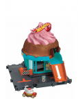 Hot Wheels - City Downtown Ice Cream Swirl Playset From The Series &ldquo;Let&rsquo;s Race&rdquo; With 1 Toy Car - M&auml;ngukomplektid - ONE SIZE