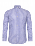 Polo Ralph Lauren - Custom Fit Striped Seersucker Shirt - Linased s&auml;rgid - XL