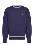 Lyle & Scott - Tipped Knitted Crew Neck Jumper - &Uuml;mara kaelusega - M