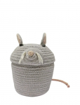 Lorena Canals - Basket Mini Renata The Rat - Hoiukorvid - 15X 15X 15CM