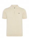 Gant Kids - Shield Knitted Zip Ss Polo - L&uuml;hikeste varrukatega polos&auml;rgid - 164
