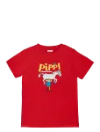 Pippi Longstocking - Pippi Logo T-Shirt - L&uuml;hikeste varrukatega - 158/164