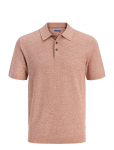 Jack & Jones - Jprbluriley Knit Polo Ss Sn - L&uuml;hikeste varrukatega kootud polos&auml;rgid - S