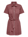 ONLY - Onlsilla S/S Zip Belt Short Dress Pnt - L&uuml;hikesed kleidid - XS